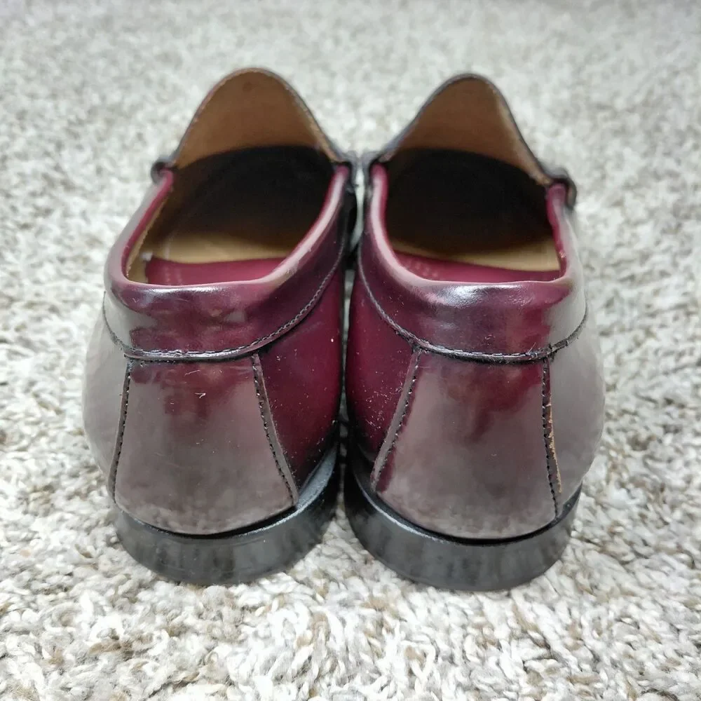 G.H. Bass & Co. Weejuns Burgundy Leather Penny Loafers Men's 11.5 EE Shoes